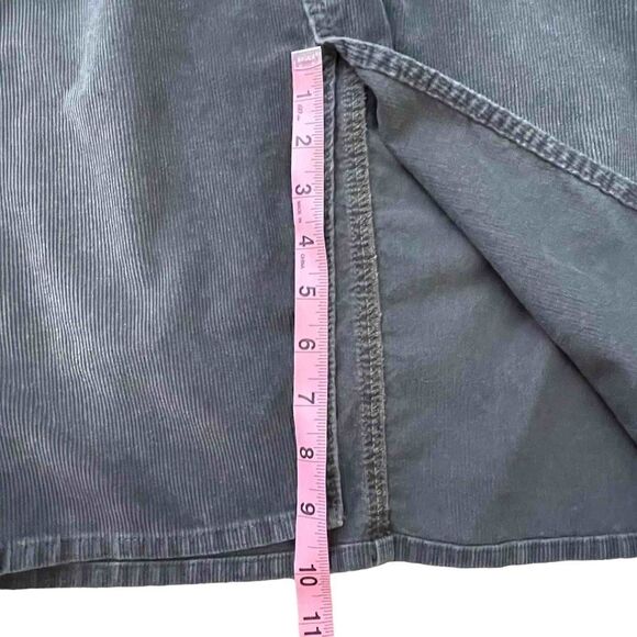 7 for all mankind ~ 5 pocket Grey Corduroy Skirt ~ size 31 - Picture 7 of 10